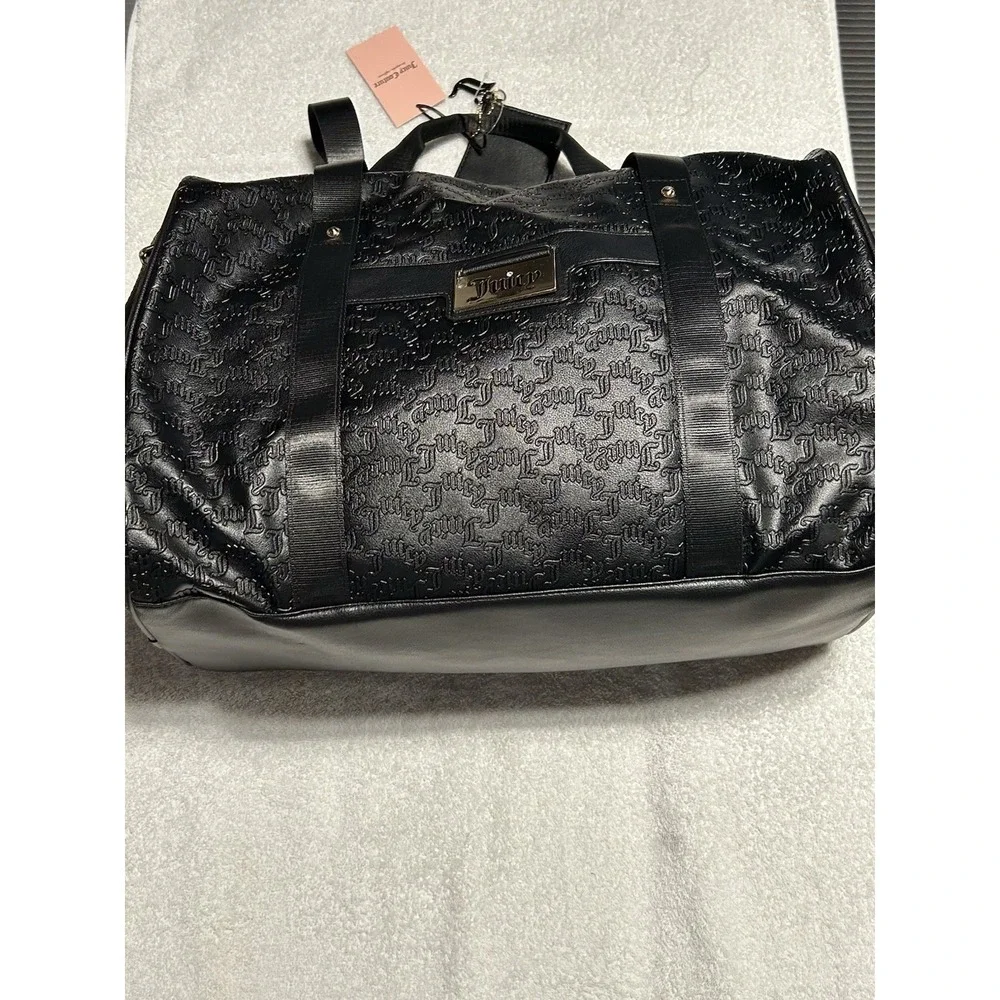 Juicy Couture 'MISS JUICY WEEKENDER' W/ Wallet- Liquorice Duffle Bag Large NWT
